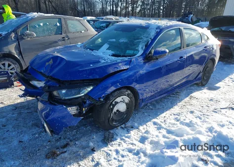 2019 Honda Civic Lx z USA, uszkodzony, nr VIN 2HGFC2F64KH527306